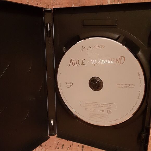 Alice in Wonderland Movie DVD Johnny Depp Disney Original box Family movie night - Picture 3 of 3
